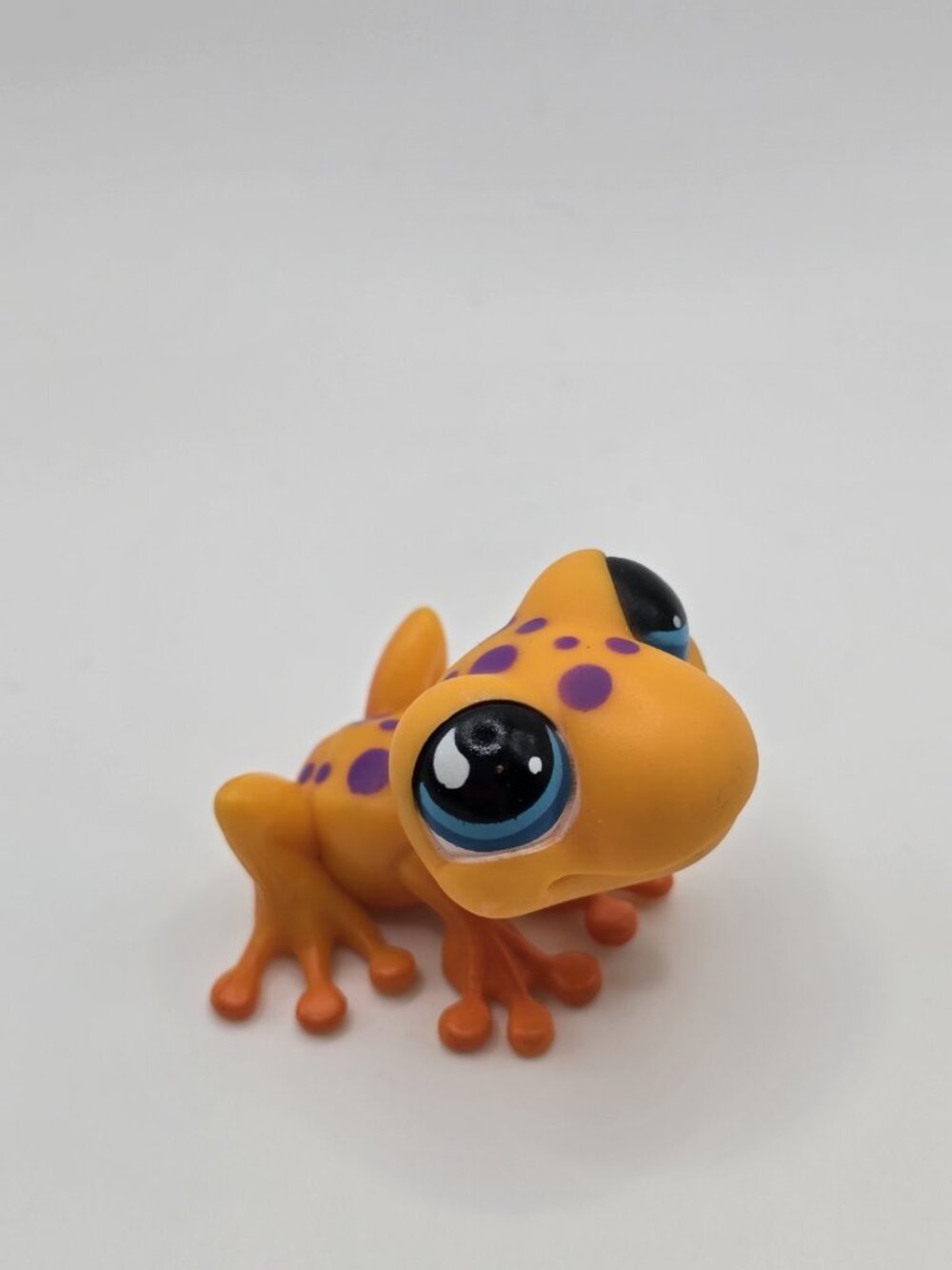 Littlest Pet Shop Orange Frog #874 LPS Hasbro Authentic